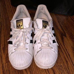 Adidas superstar sneakers!